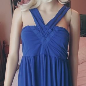 Sapphire blue summer dress